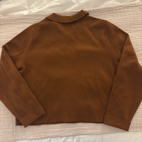 Like New Sézane Betty Cardigan in Hazelnut Size L - Picture 6 of 10
